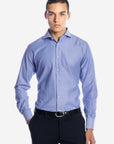 CAMICIA 100% COTONE FIL A FIL TINTA UNITA