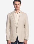 GIACCA MONOPETTO GRISA BEIGE