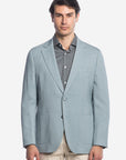 SINGLE BREASTED JACKET GRISA AQUA GREEN