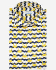 Camicia facile stiro a fantasia granchio