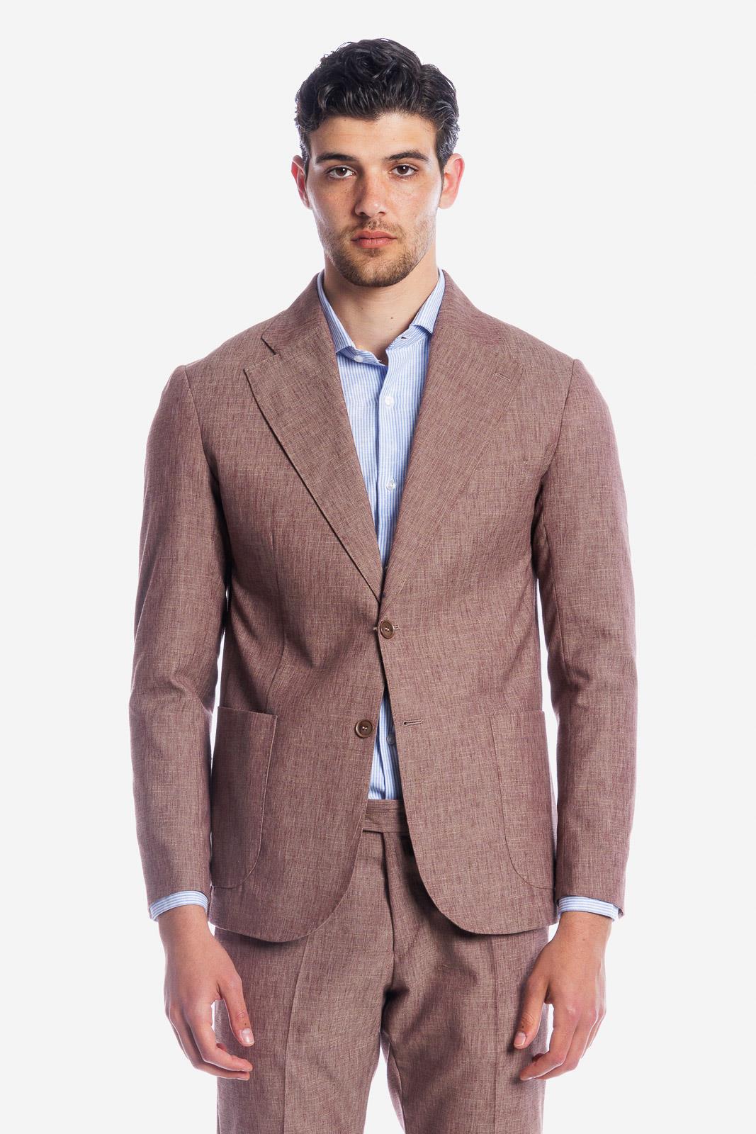 MELANGE SINGLE BREASTED JACKET