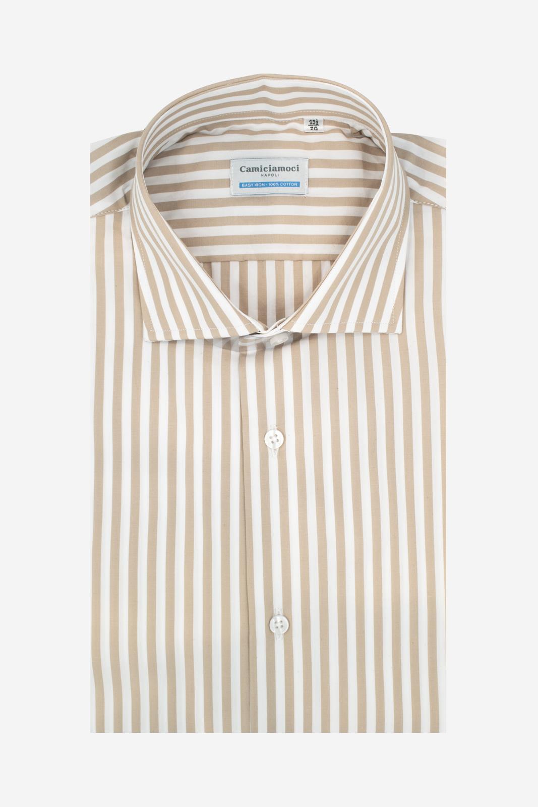 CAMICIA 100% COTONE RIGA EXTRA LARGA