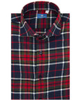Camicia scozzese in flanella 100% cotone