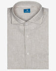 CAMICIA 100% LINO TINTA UNITA