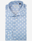 Camicia facile stiro a fantasia stella