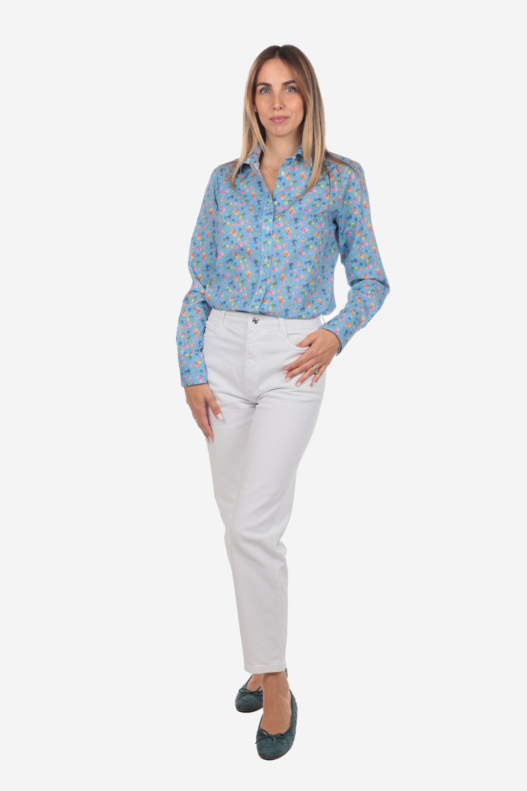 CAMICIA A FANTASIA FACILE STIRO MOKA
