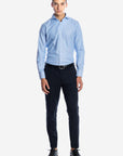 CAMICIA 100% COTONE FIL A FIL TINTA UNITA