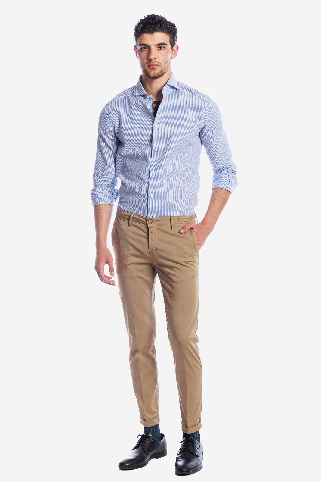 PANTALONE IN RASO DI COTONE