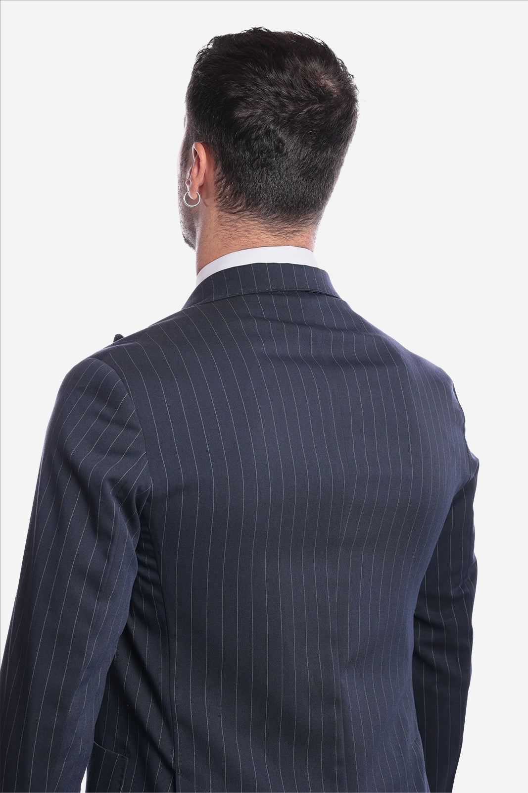 SINGLE BREASTED PINSTRIPE JACKET