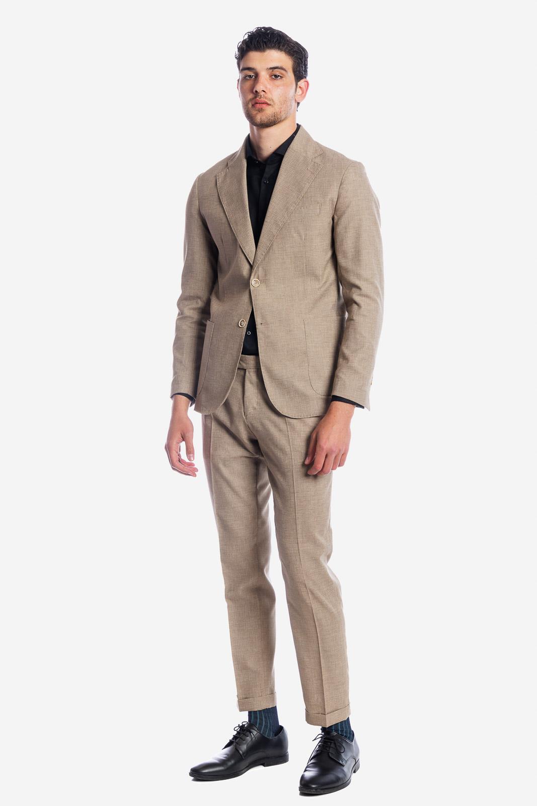 MELANGE SINGLE BREASTED JACKET