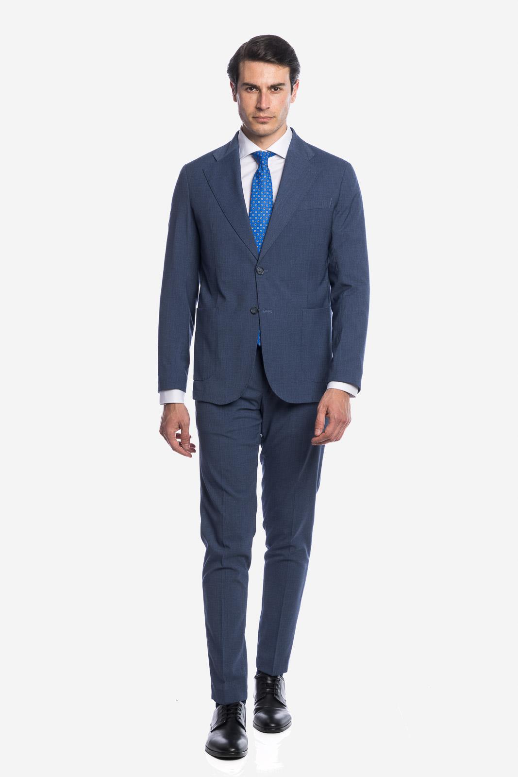 SOLID COLOR SINGLE BREASTED SUIT JACKET