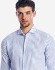 CAMICIA 100% LINO RIGA LARGA