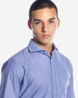 CAMICIA 100% COTONE FIL A FIL TINTA UNITA