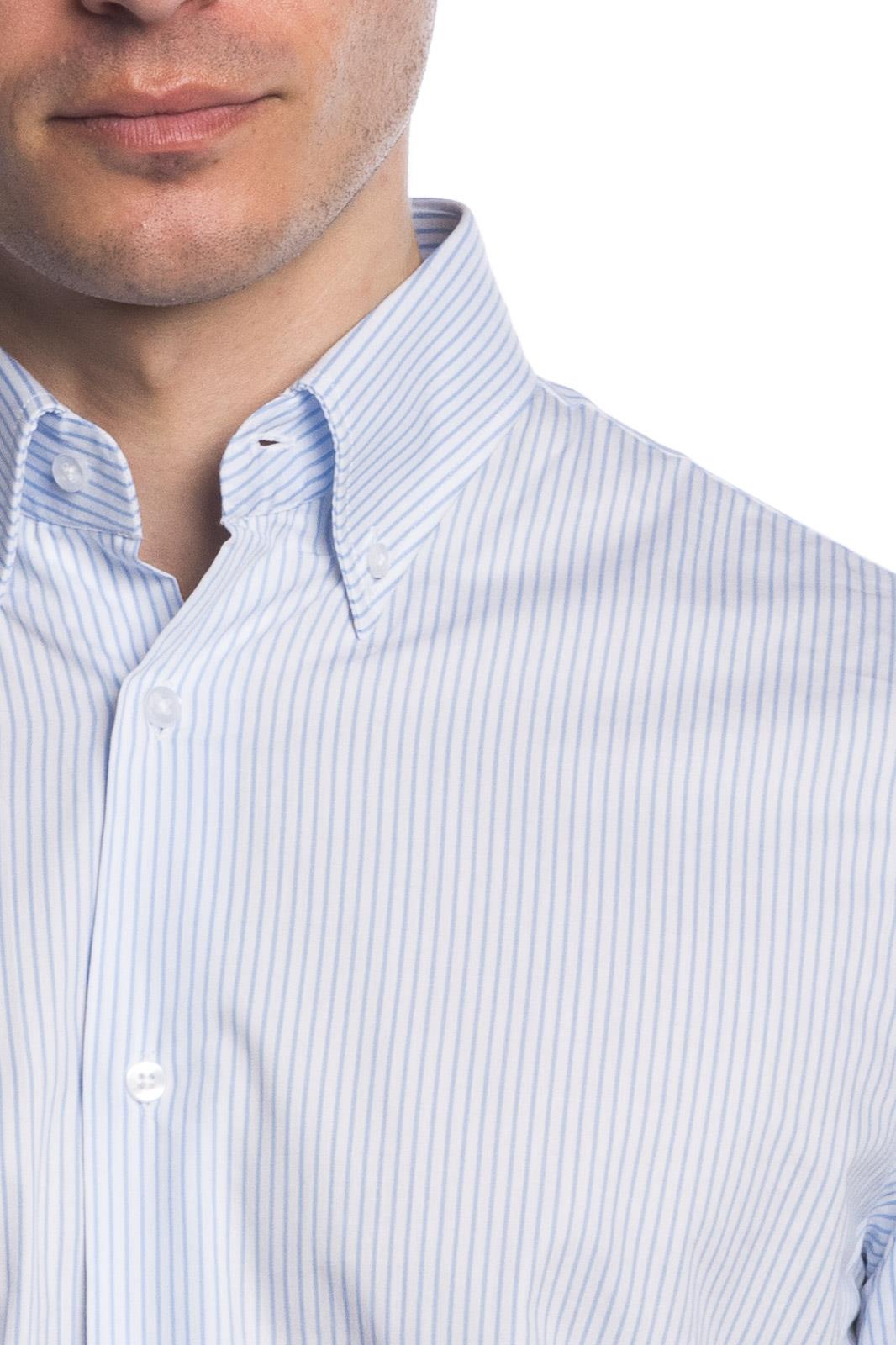 BOTTON DOWN 100% COTONE CON RIGA STRETTA