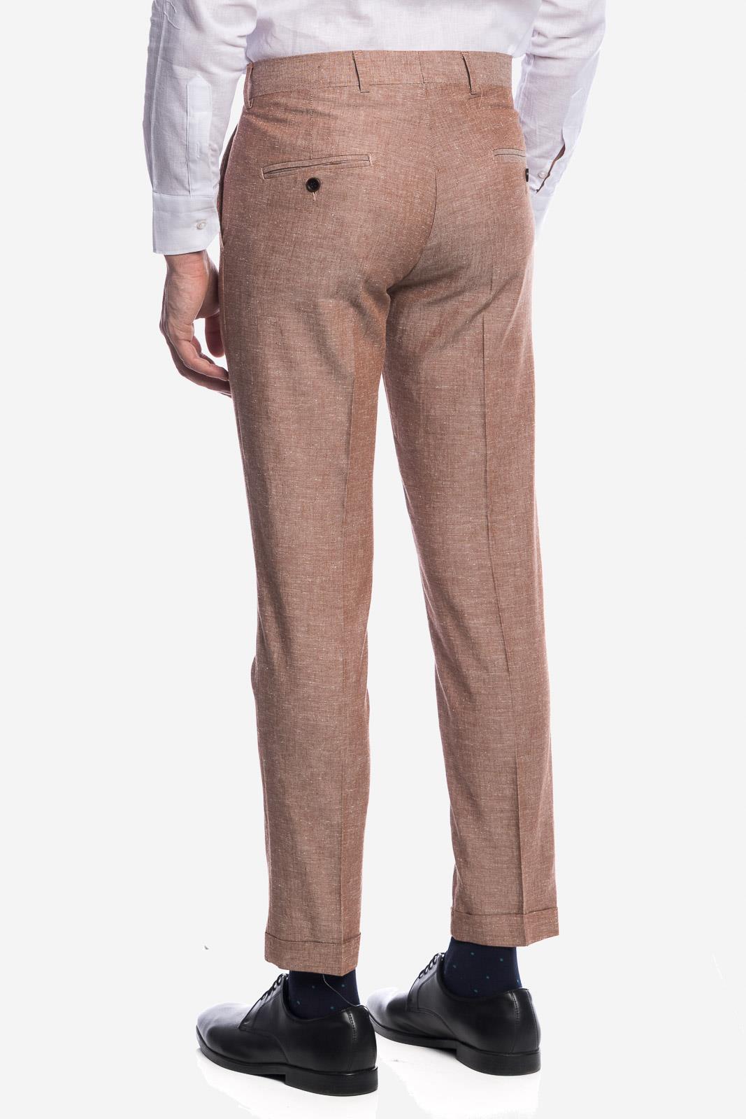 PANTALONE CLASSICO DA ABITO IN LINO