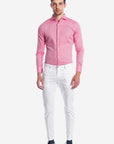 CAMICIA 100% LINO TINTA UNITA