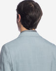 SINGLE BREASTED JACKET GRISA AQUA GREEN