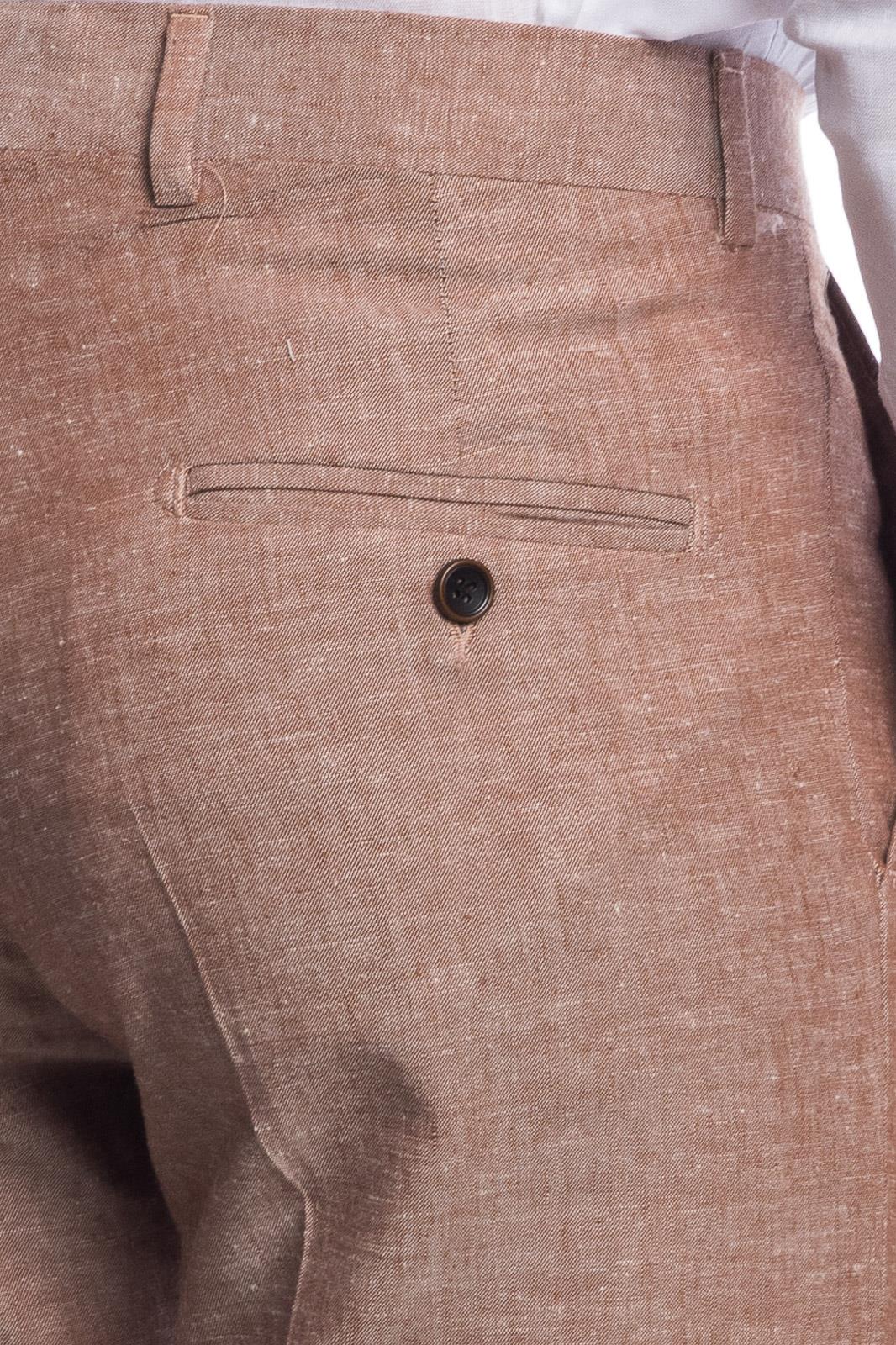 PANTALONE CLASSICO DA ABITO IN LINO