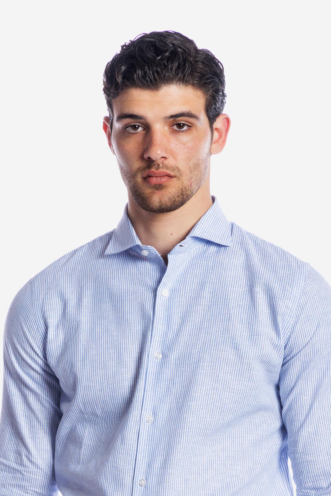 CAMICIA 100% LINO MILLERIGHE