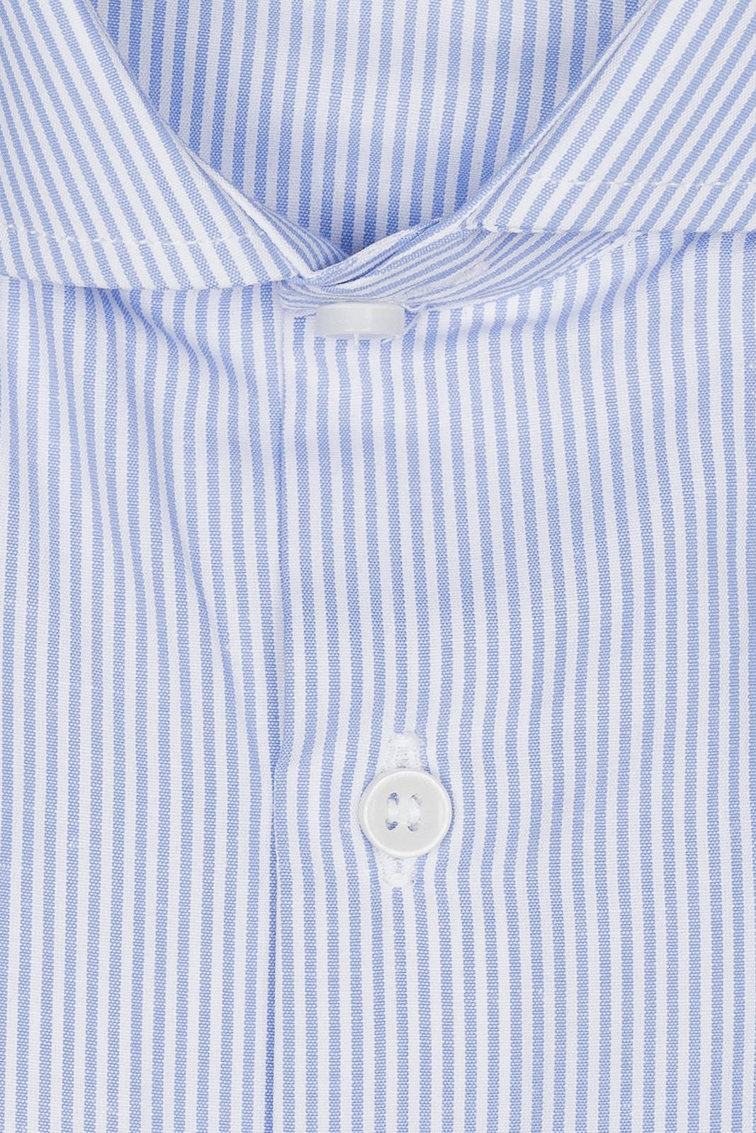 CAMICIA 100% COTONE RIGA STRETTA