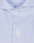 CAMICIA 100% COTONE RIGA STRETTA