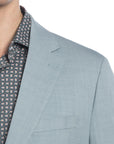SINGLE BREASTED JACKET GRISA AQUA GREEN