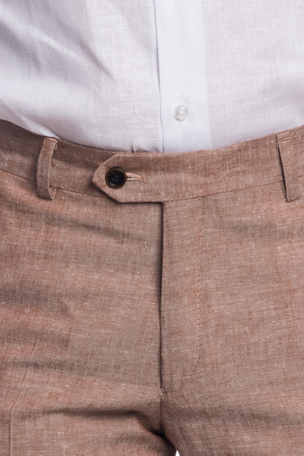 PANTALONE CLASSICO DA ABITO IN LINO