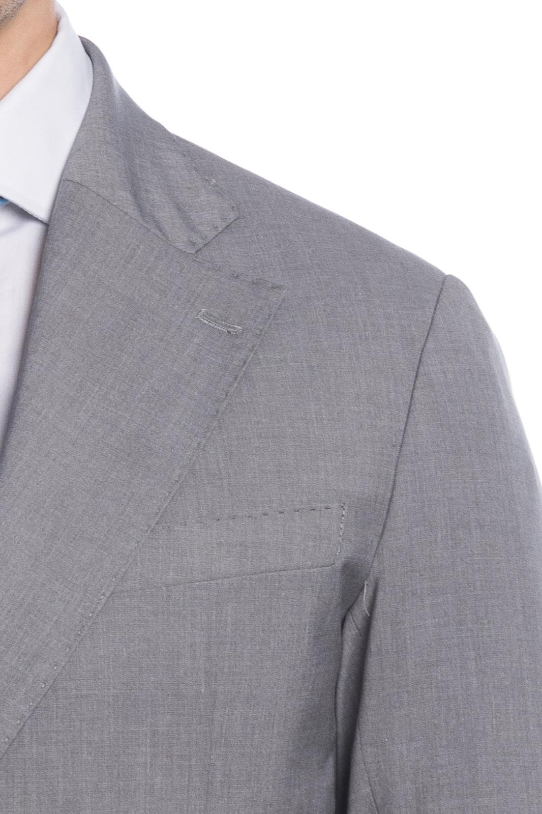 SOLID COLOR SINGLE BREASTED SUIT JACKET
