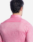 CAMICIA 100% LINO TINTA UNITA