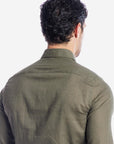 CAMICIA 100% LINO TINTA UNITA