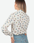 CAMICIA A FANTASIA FACILE STIRO VESPETTA DONNA