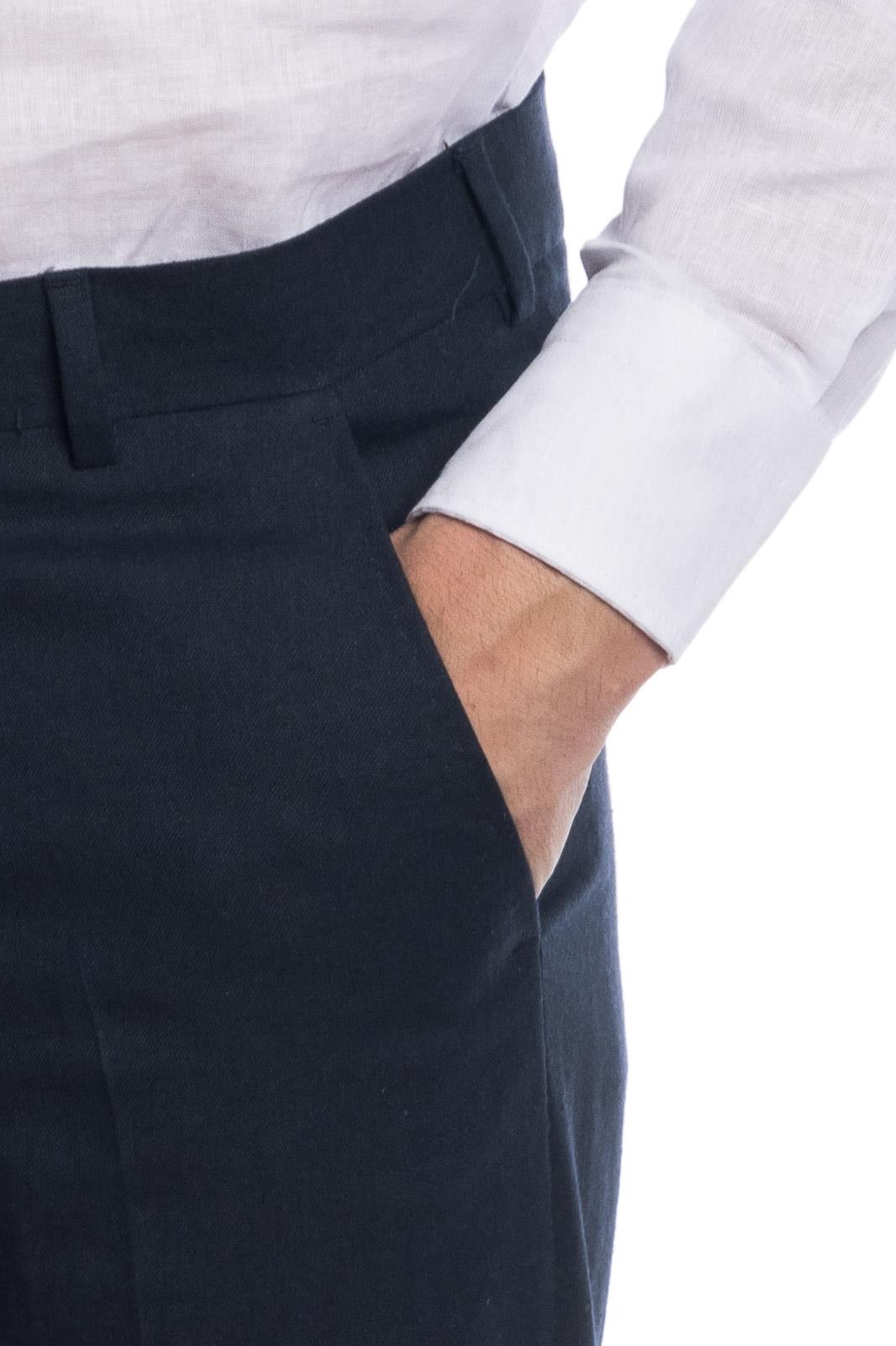 PANTALONE CLASSICO DA ABITO IN LINO