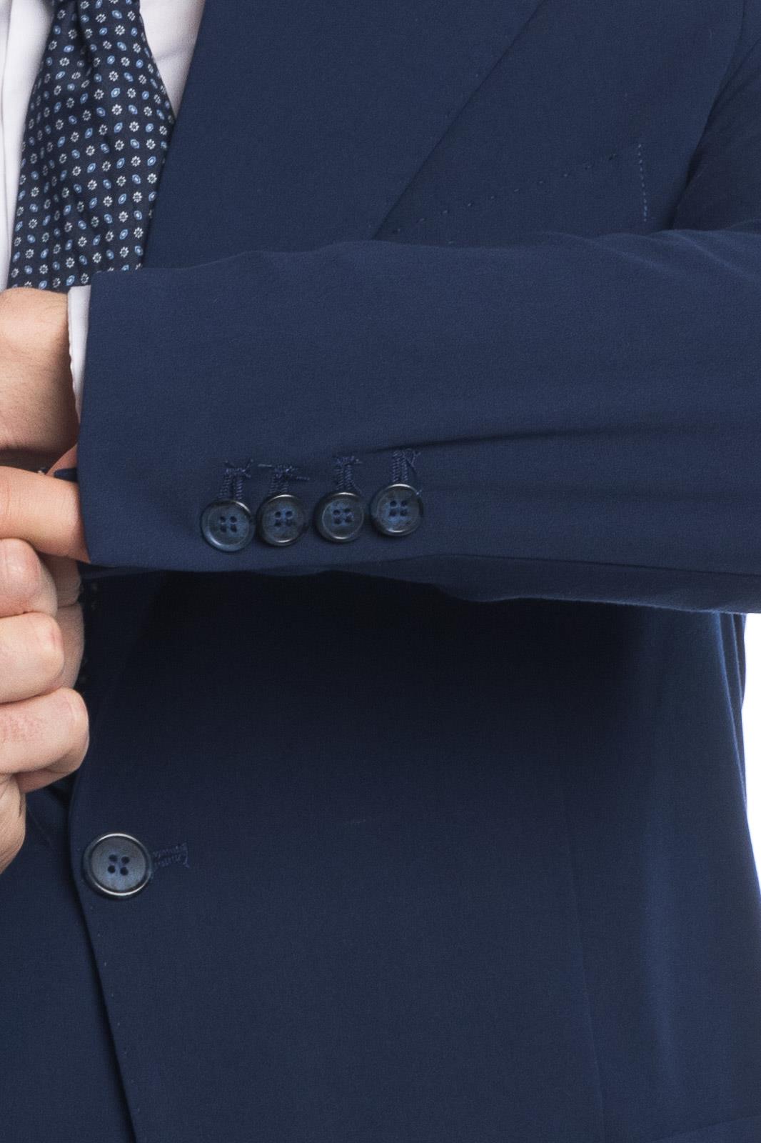SOLID COLOR SINGLE BREASTED SUIT JACKET