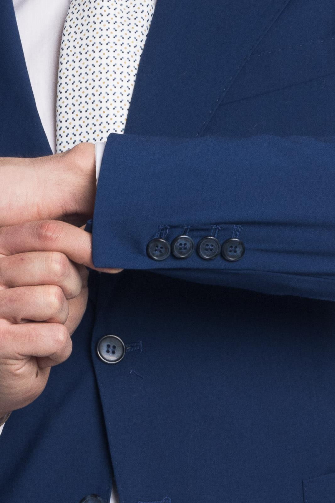 SOLID COLOR SINGLE BREASTED SUIT JACKET