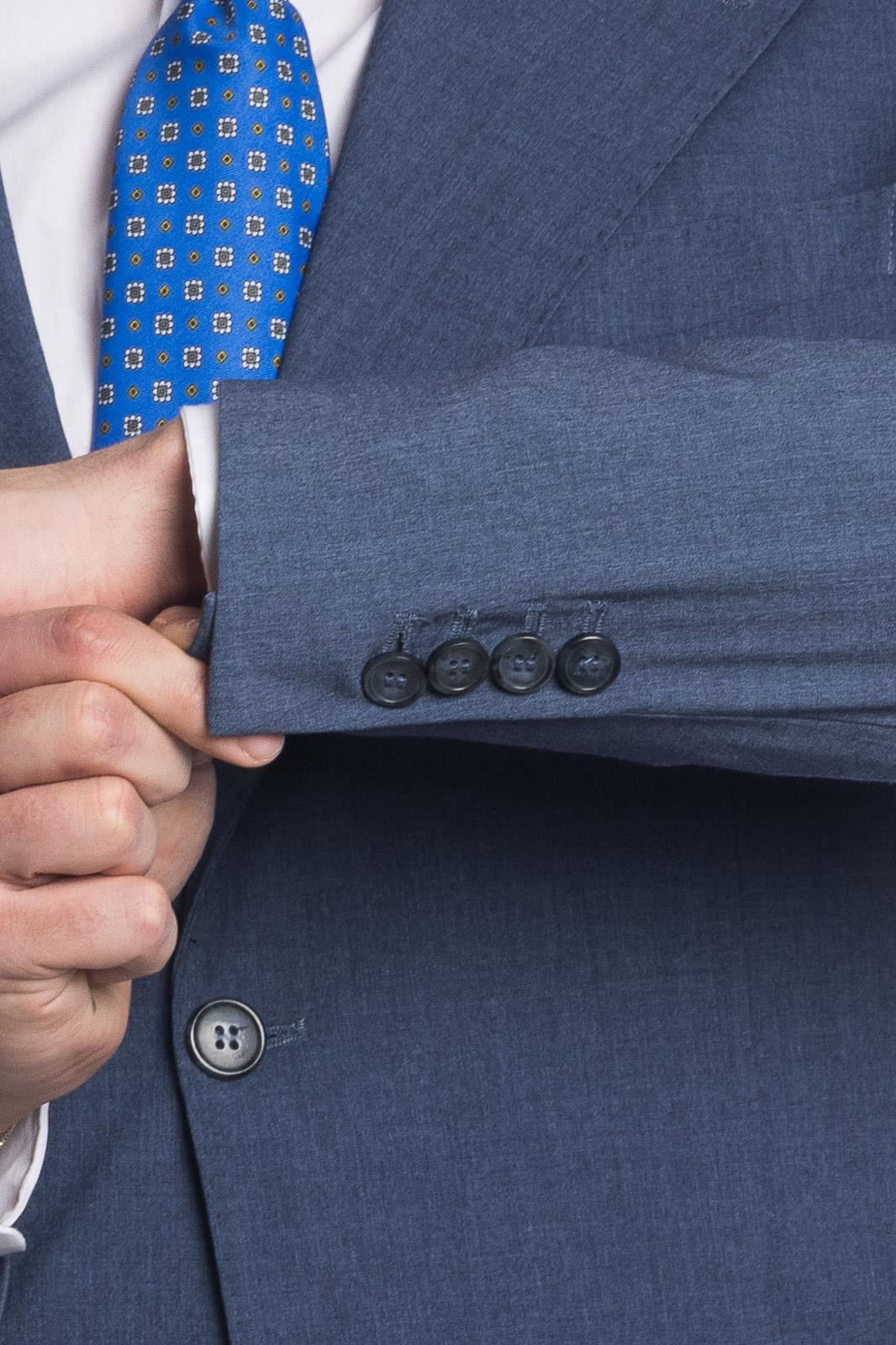 SOLID COLOR SINGLE BREASTED SUIT JACKET