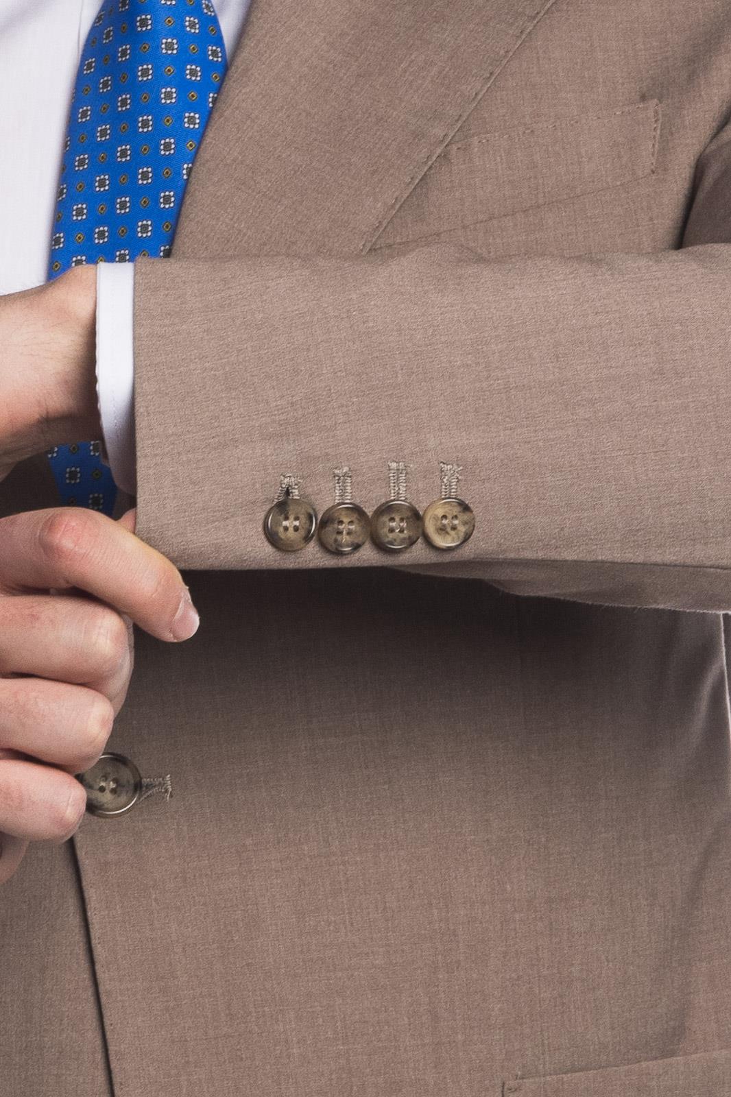 SOLID COLOR SINGLE BREASTED SUIT JACKET