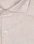 CAMICIA 100% LINO TINTA UNITA
