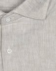 CAMICIA 100% LINO TINTA UNITA