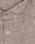CAMICIA 100% LINO TINTA UNITA