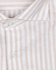 Camicia 100%lino riga media