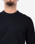 MAGLIA DI FILO IN COTONE MANICA LUNGA