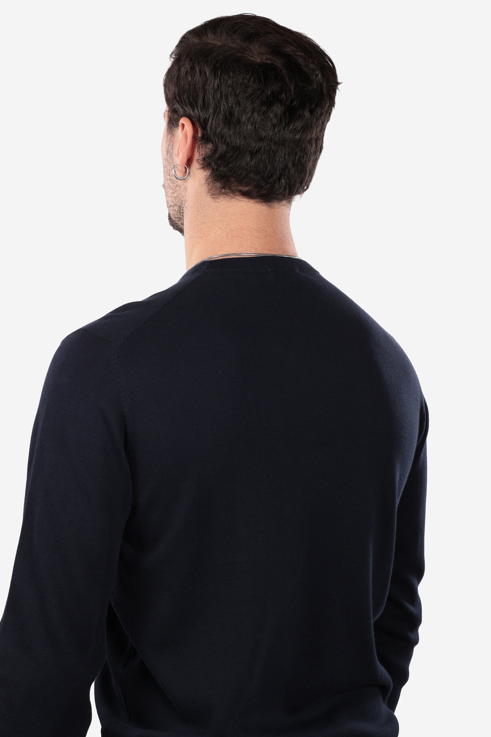 LONG SLEEVE COTTON THREAD SWEATER