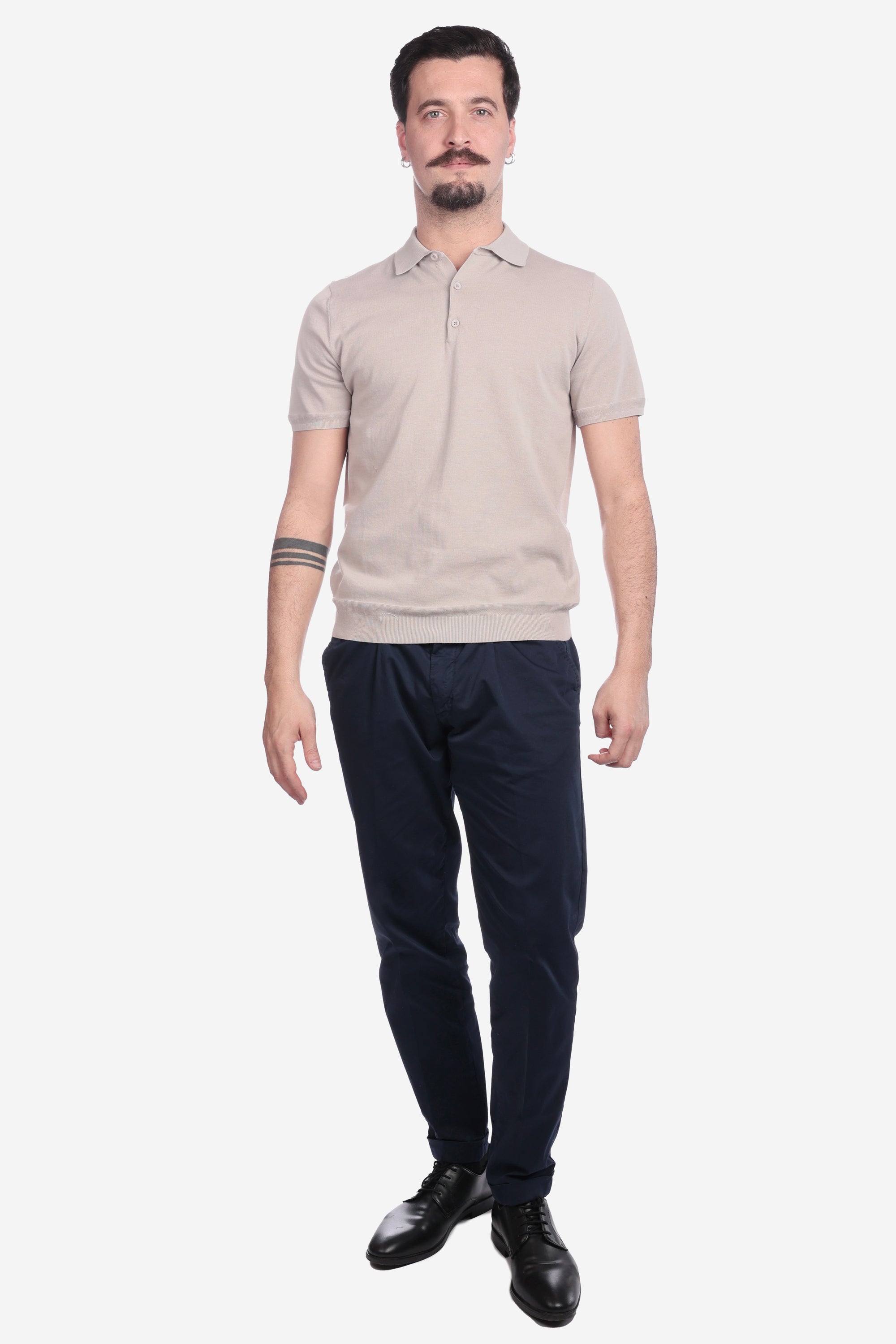 LIGHTWEIGHT 1-BUTTON THREAD POLO