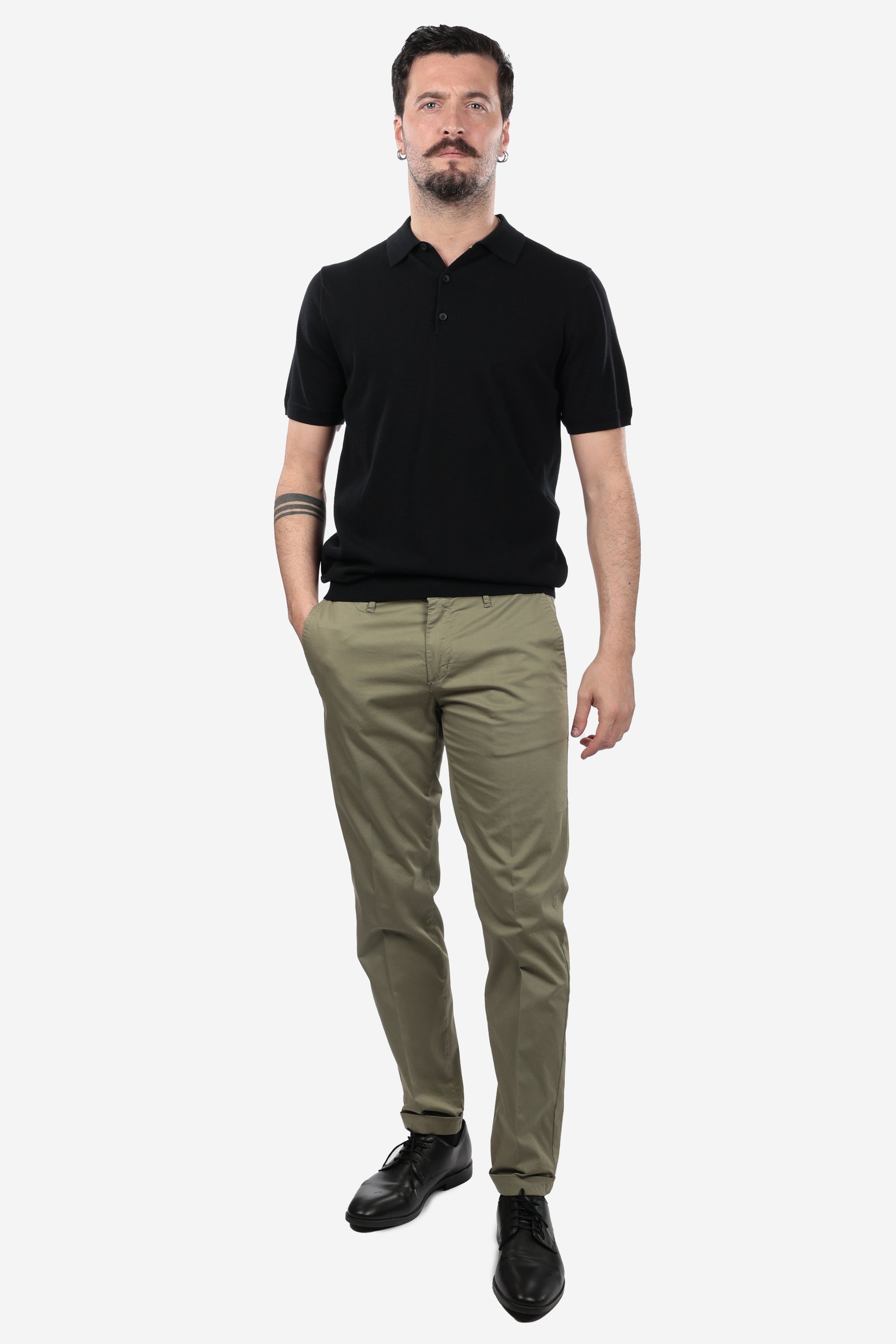 LIGHTWEIGHT 1-BUTTON THREAD POLO