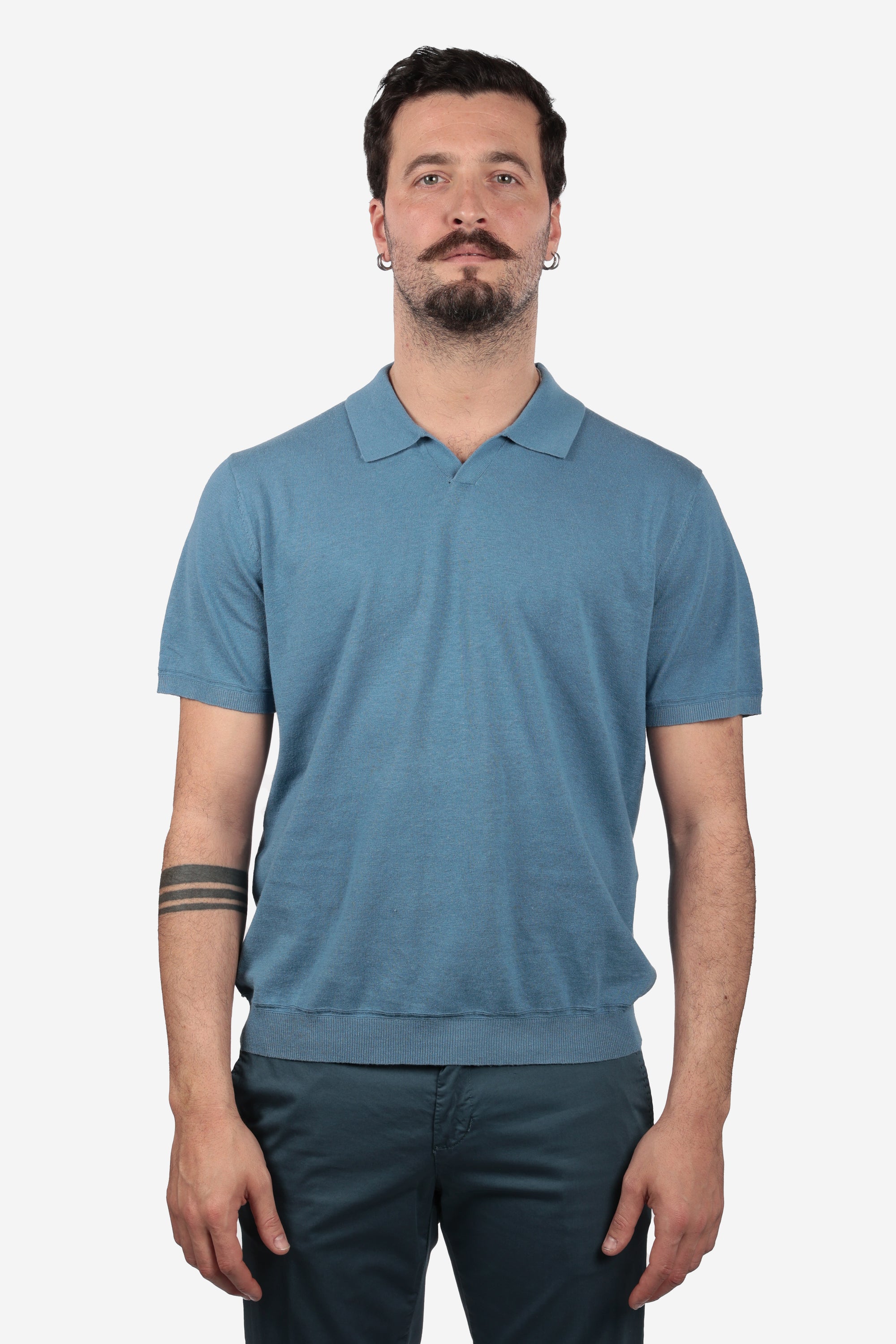 LINEN DERBY POLO