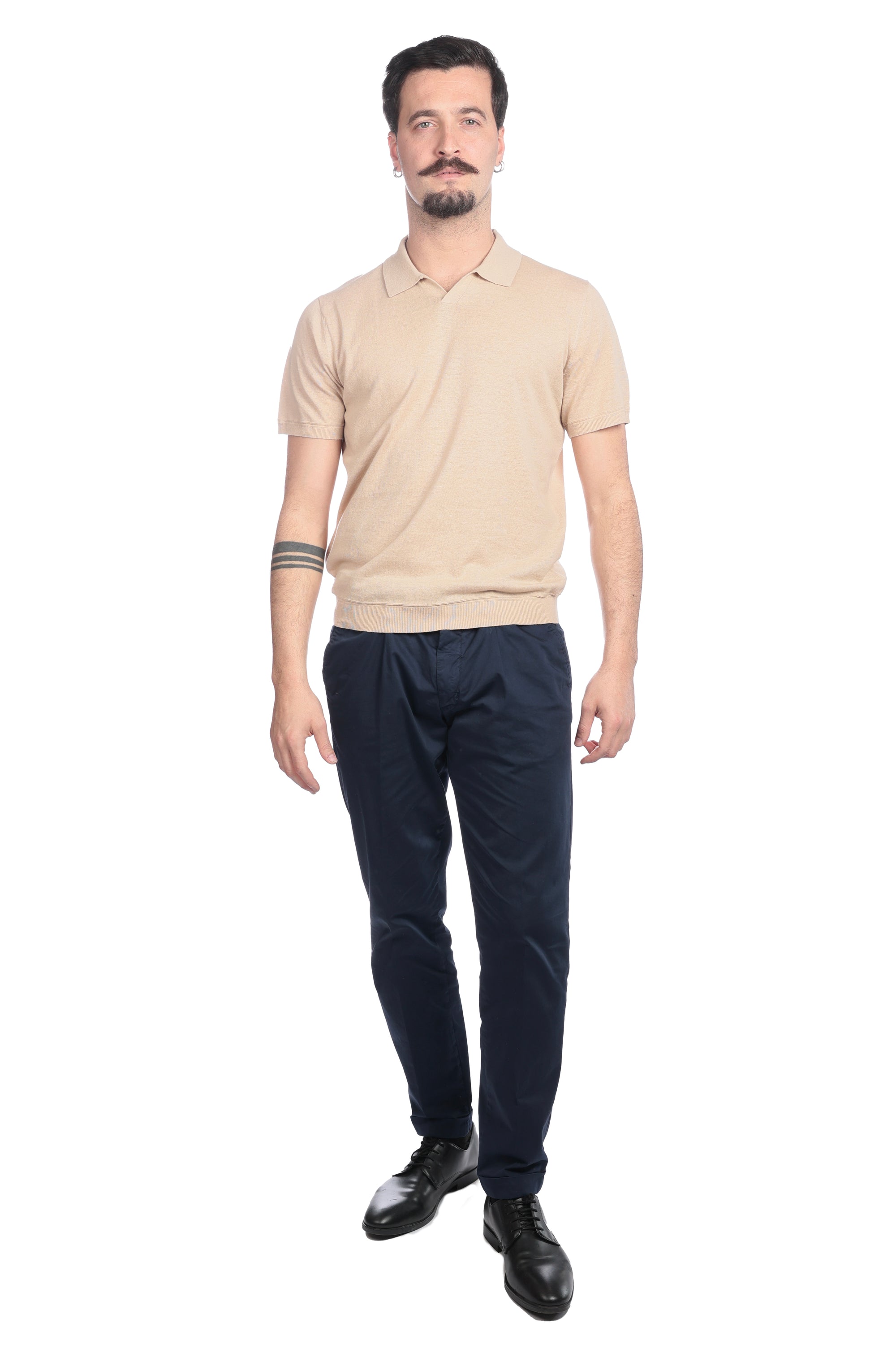 LINEN DERBY POLO