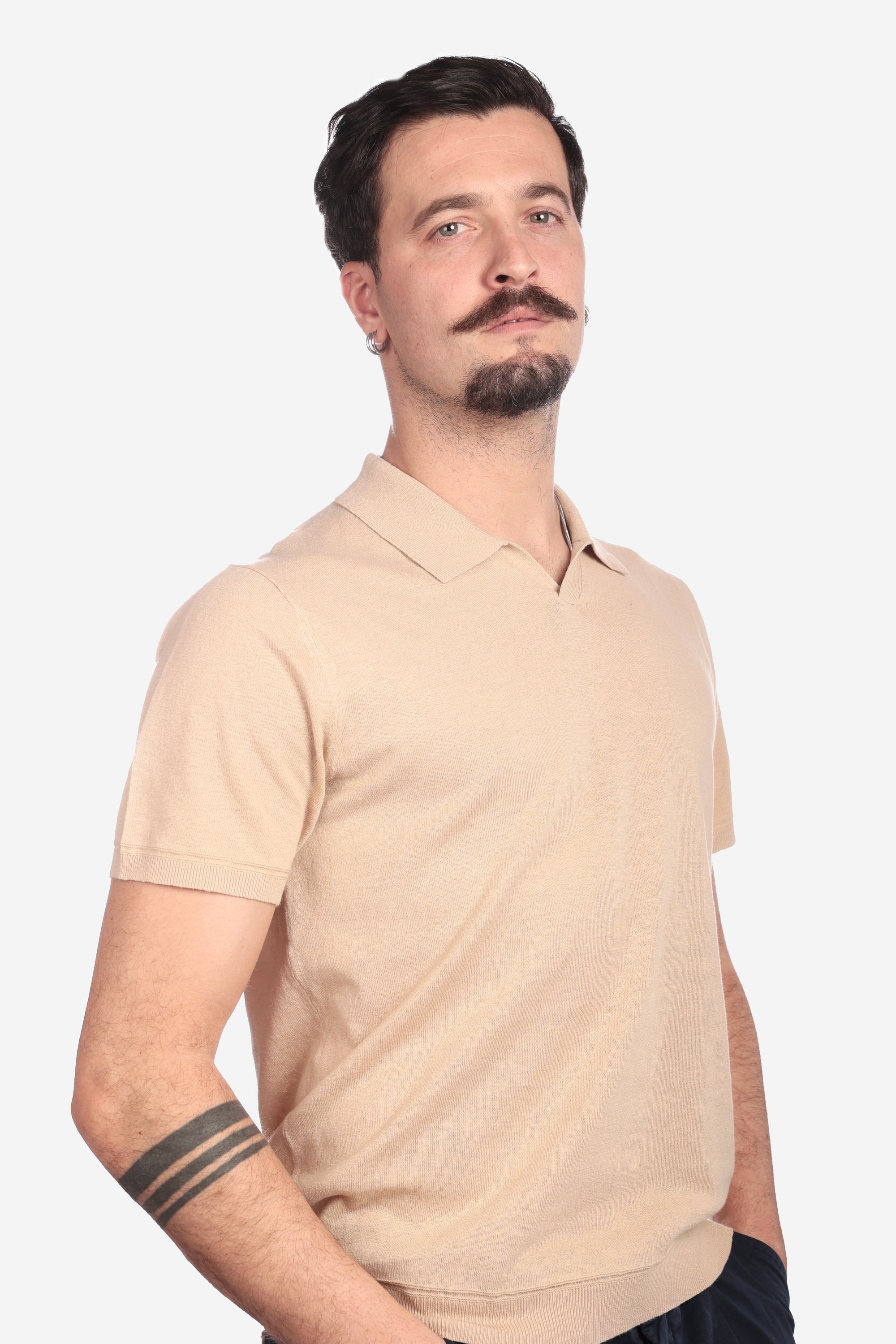 LINEN DERBY POLO