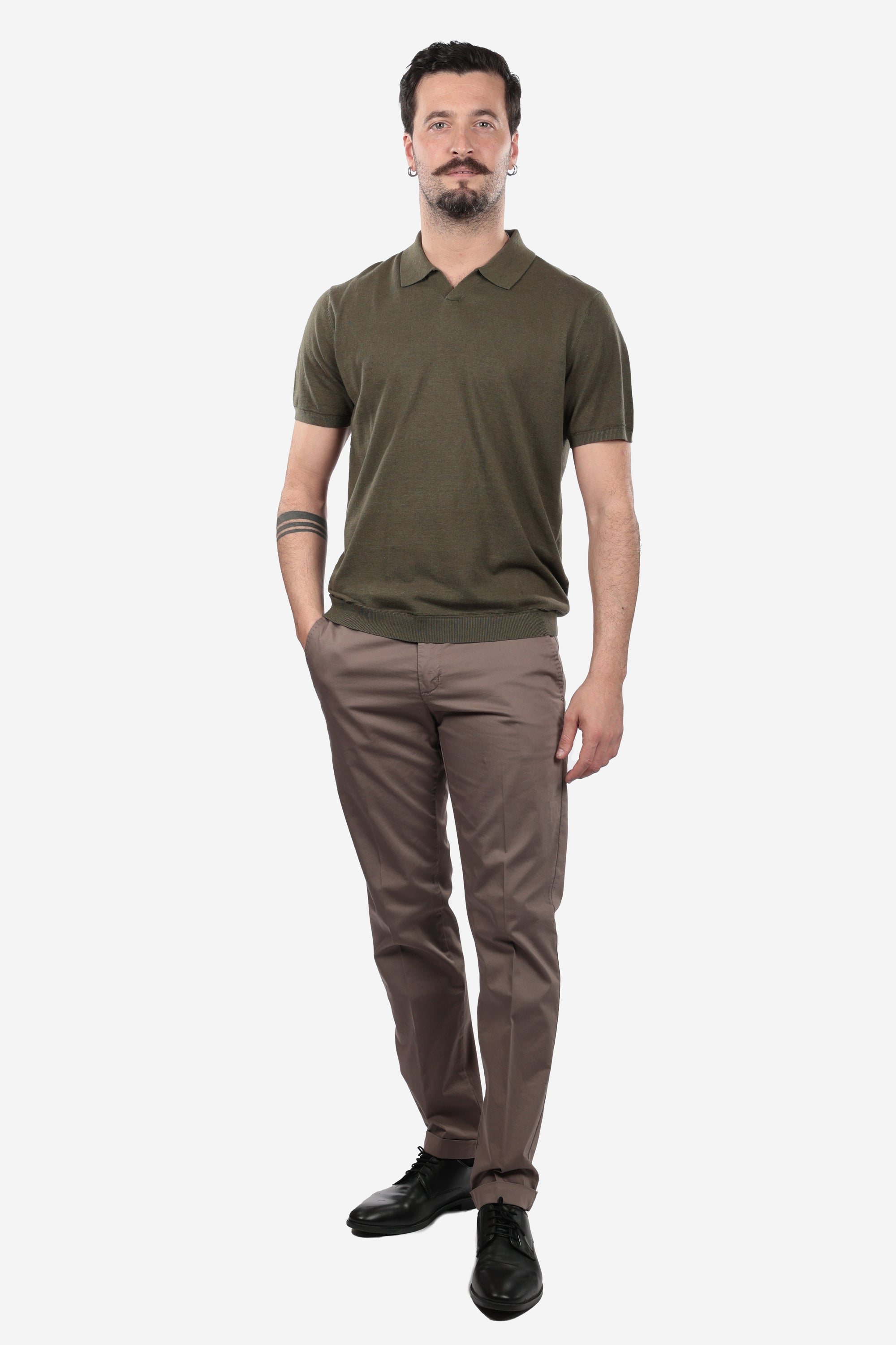 LINEN DERBY POLO
