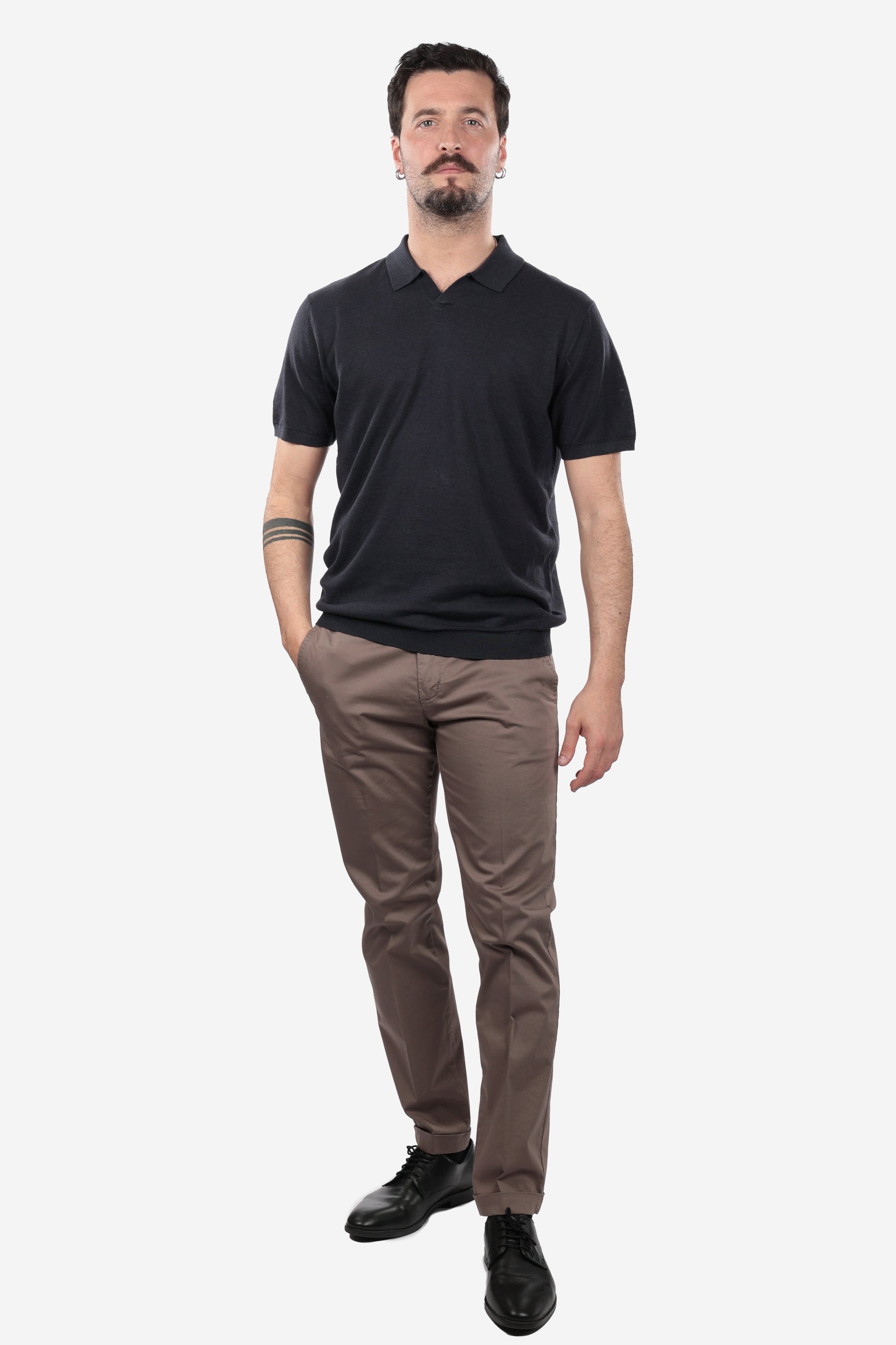 LINEN DERBY POLO