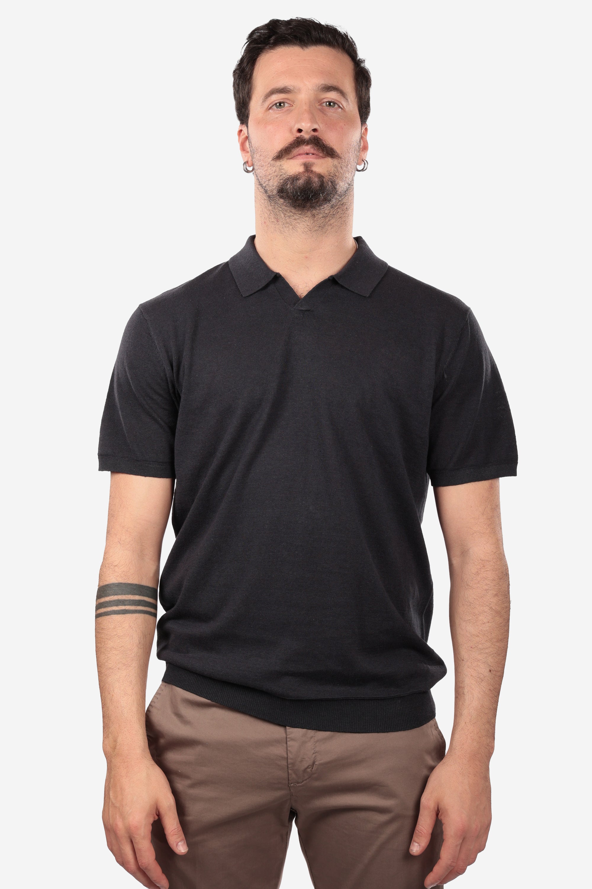 LINEN DERBY POLO